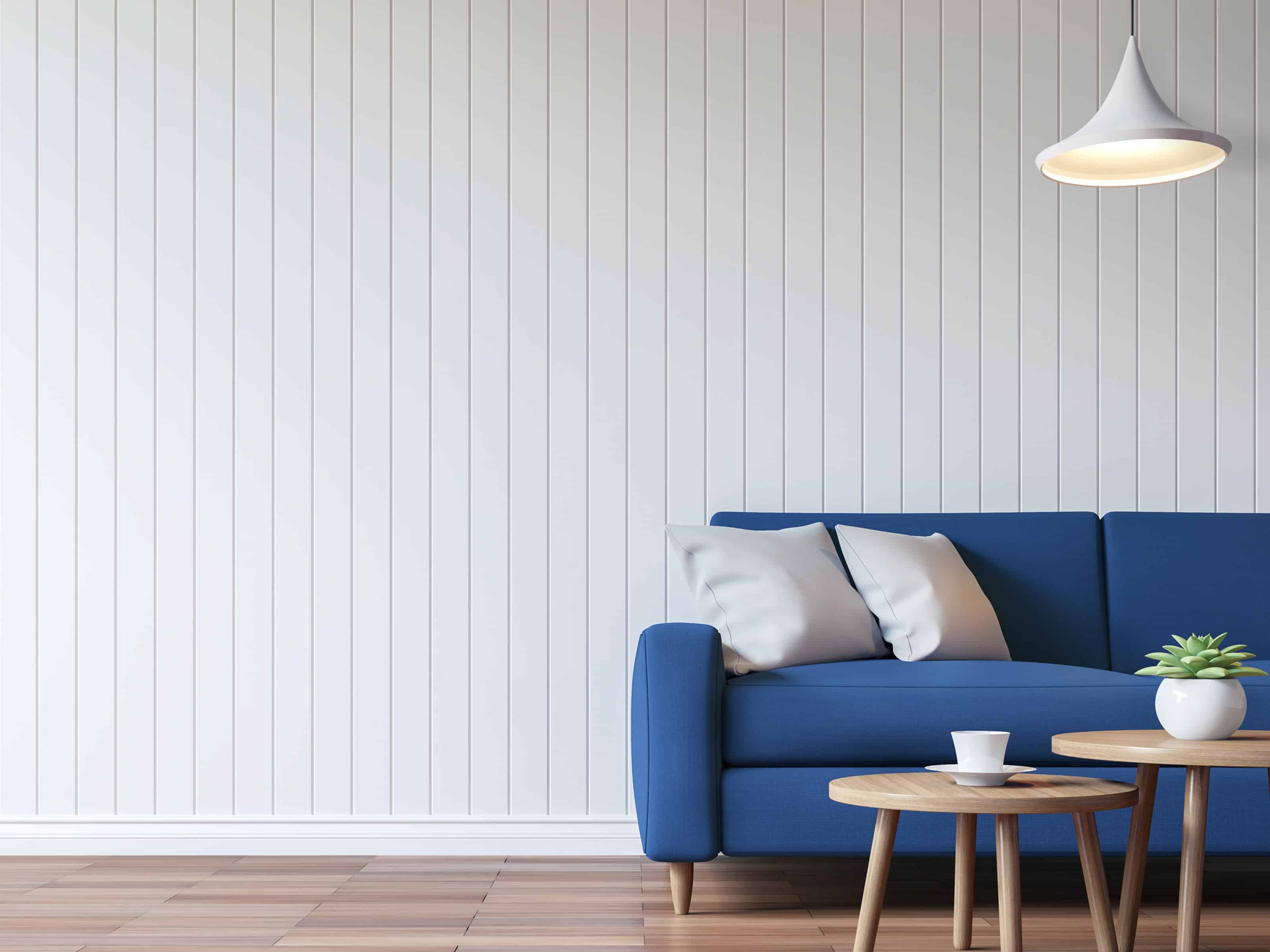 White intumescent paint on interior wood