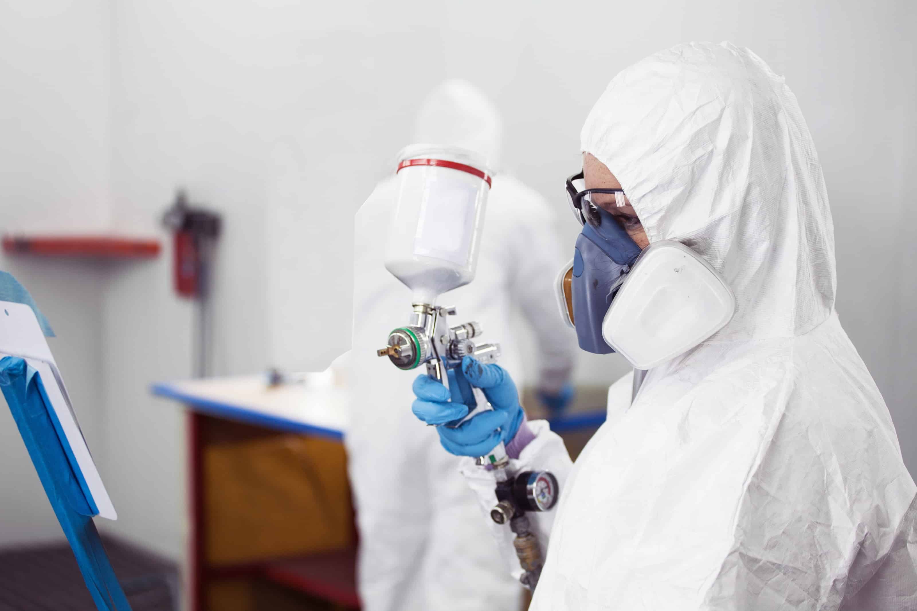 Professional wearing PPE